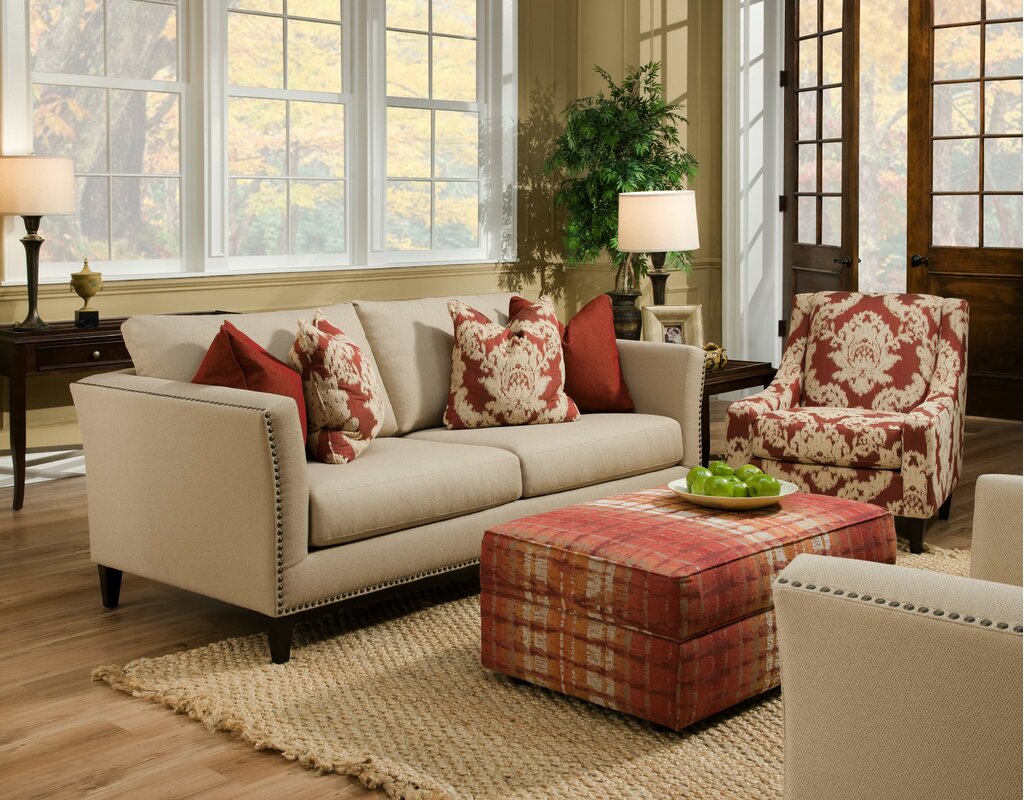 Wayfair Living Room Chairs With Ottoman